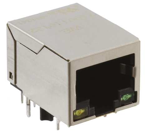 Wurth Elektronik Through Hole LAN Ethernet Transformer, 70 °C 16.04 mm, 0 °C 13.5mm 21.3 mm
