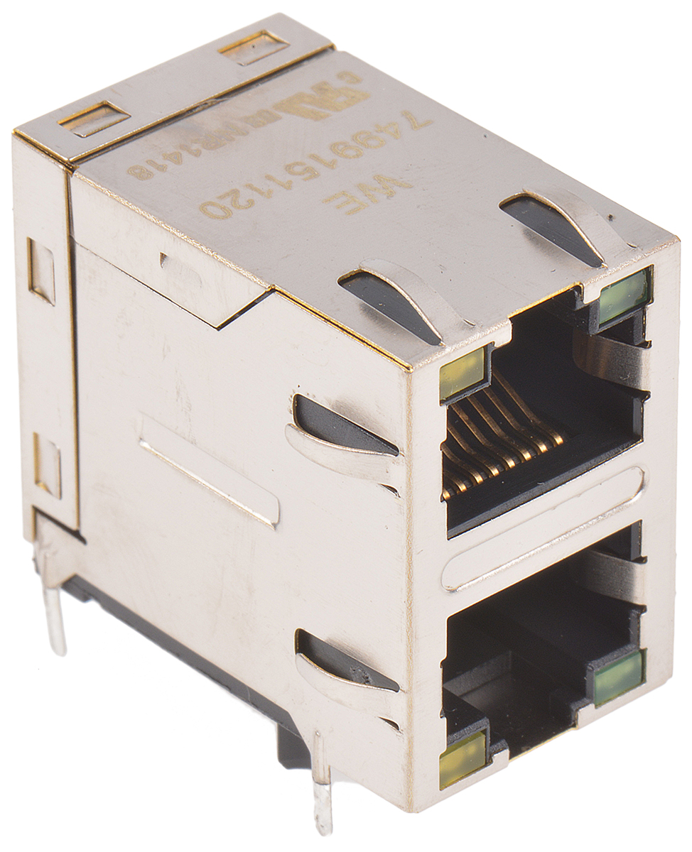 Wurth Elektronik Through Hole LAN Ethernet Transformer, 85 °C 17.09 mm, -40 °C 28.3mm 25.25 mm