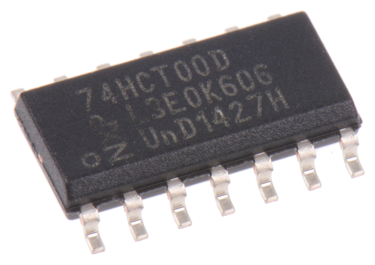 Nexperia 74HCT00D,652, 4 2-Input NAND Logic Gate, 14-Pin SOIC