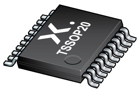 Nexperia 74LV244APWJ, 8-Channel Non-Inverting Schmitt Trigger Input 3 State Buffer, 20-Pin TSSOP-20