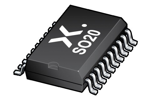 Nexperia 8-Channel Buffer & Line Driver, 3 State, Non-Inverting, 20-Pin SO-16