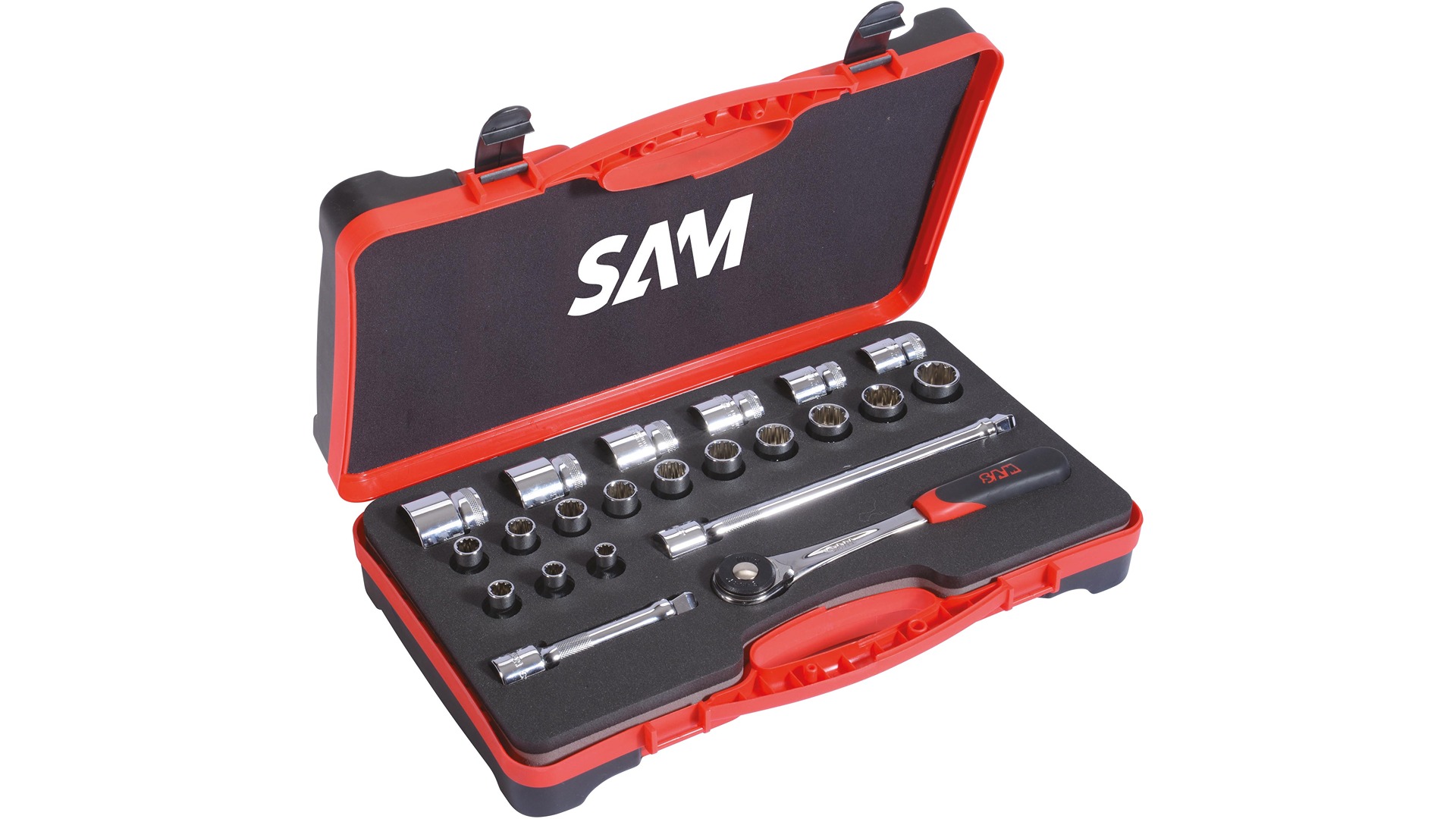 SAM 22-Piece 1/2 in Square Socket Set