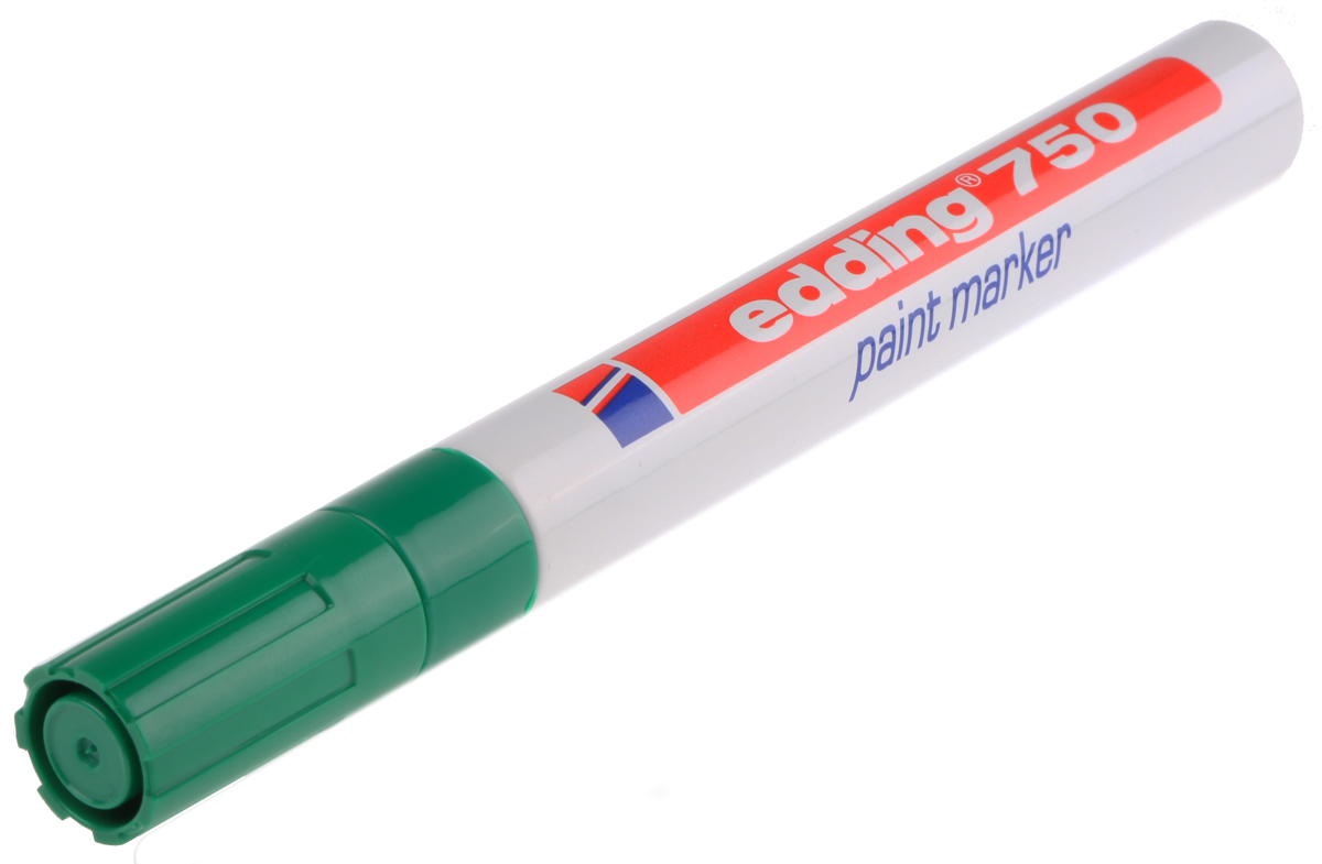 Edding Green 4 mm Paint Marker Pen for use with Glass, Plastic, Metal, Wood