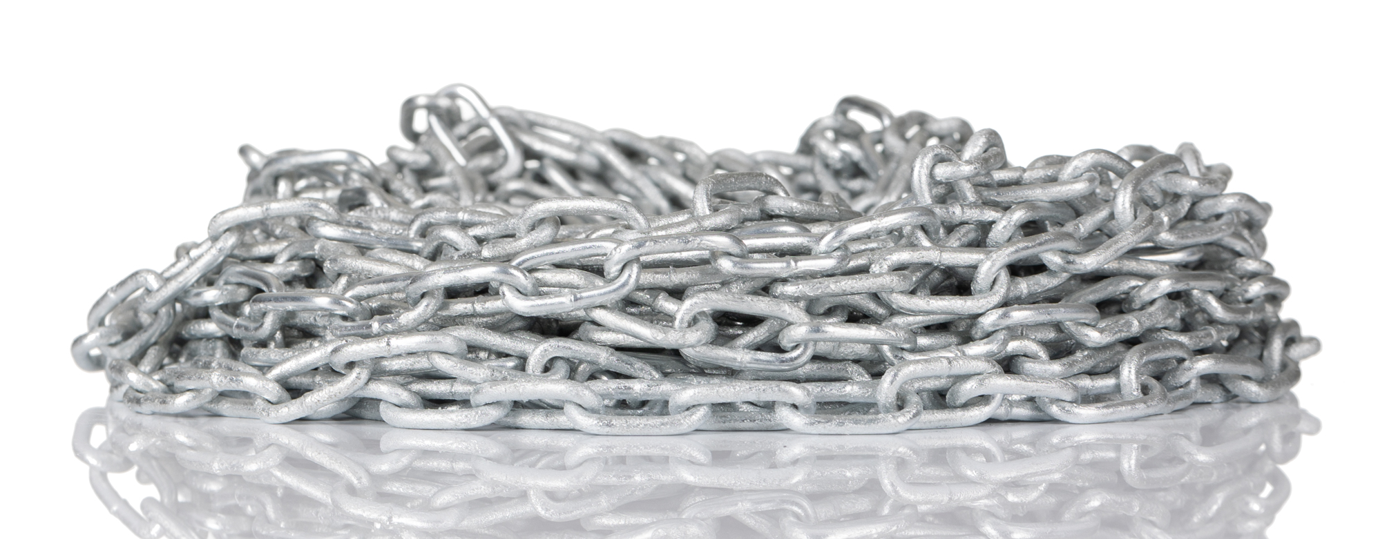 RS PRO Galvanised Steel Chain, 10 m Length, 14 mm Length 37 kg