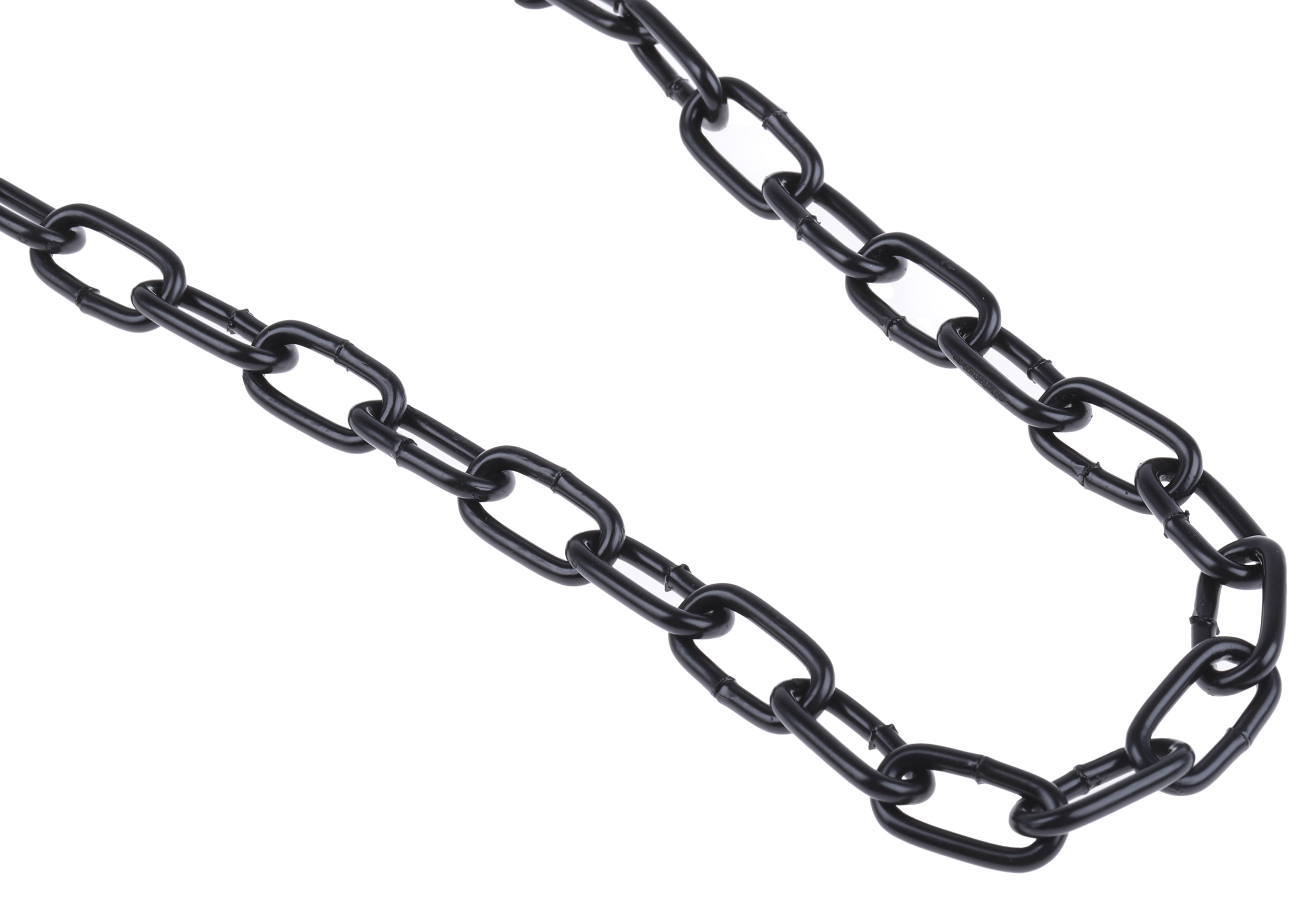 RS PRO Japanned Steel Chain, 10 m Length, 14 mm Length 37 kg