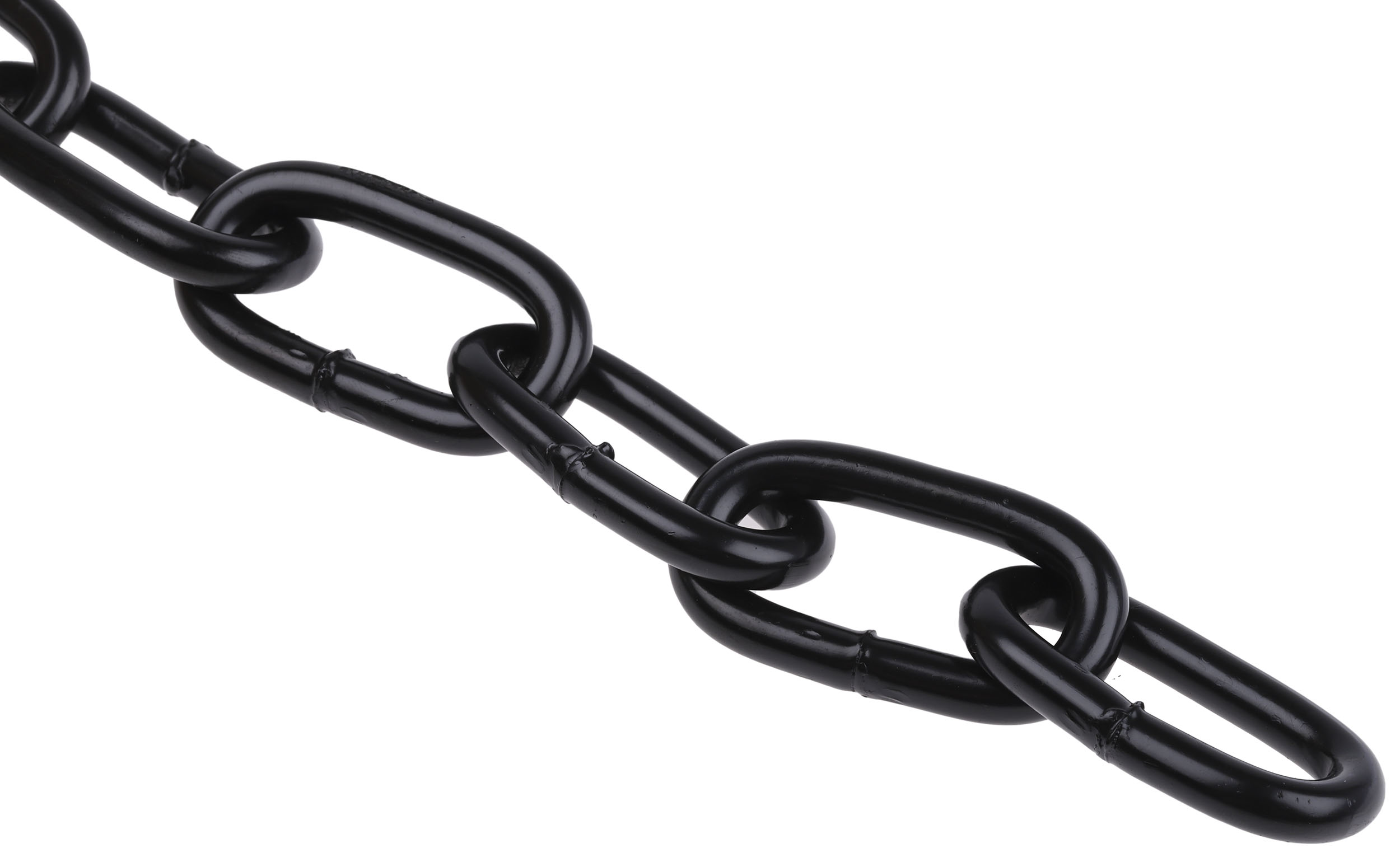 RS PRO Japanned Steel Chain, 10 m Length, 36 mm Length 150 kg