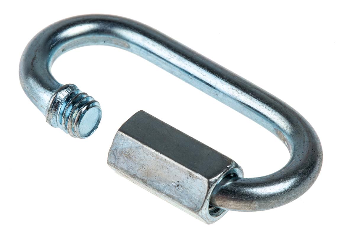 750-575 RS PRO Zinc Plated Steel Chain Link, 36 mm Length