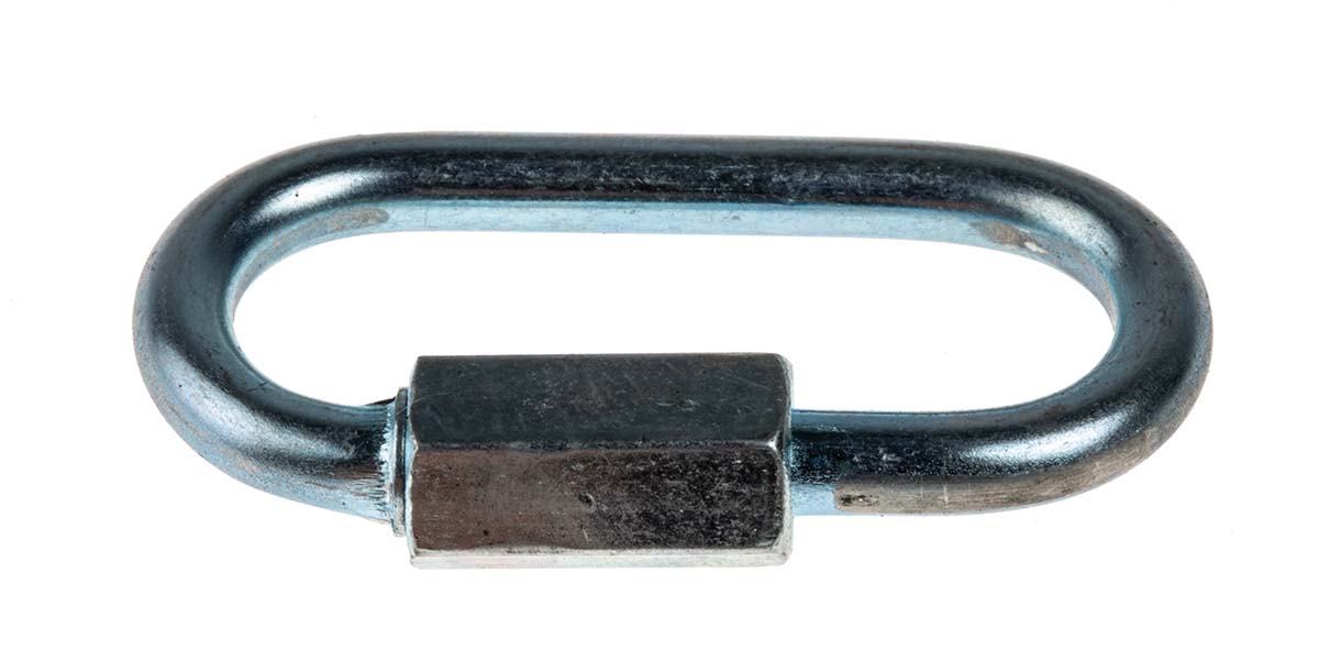 750-575 RS PRO Zinc Plated Steel Chain Link, 36 mm Length
