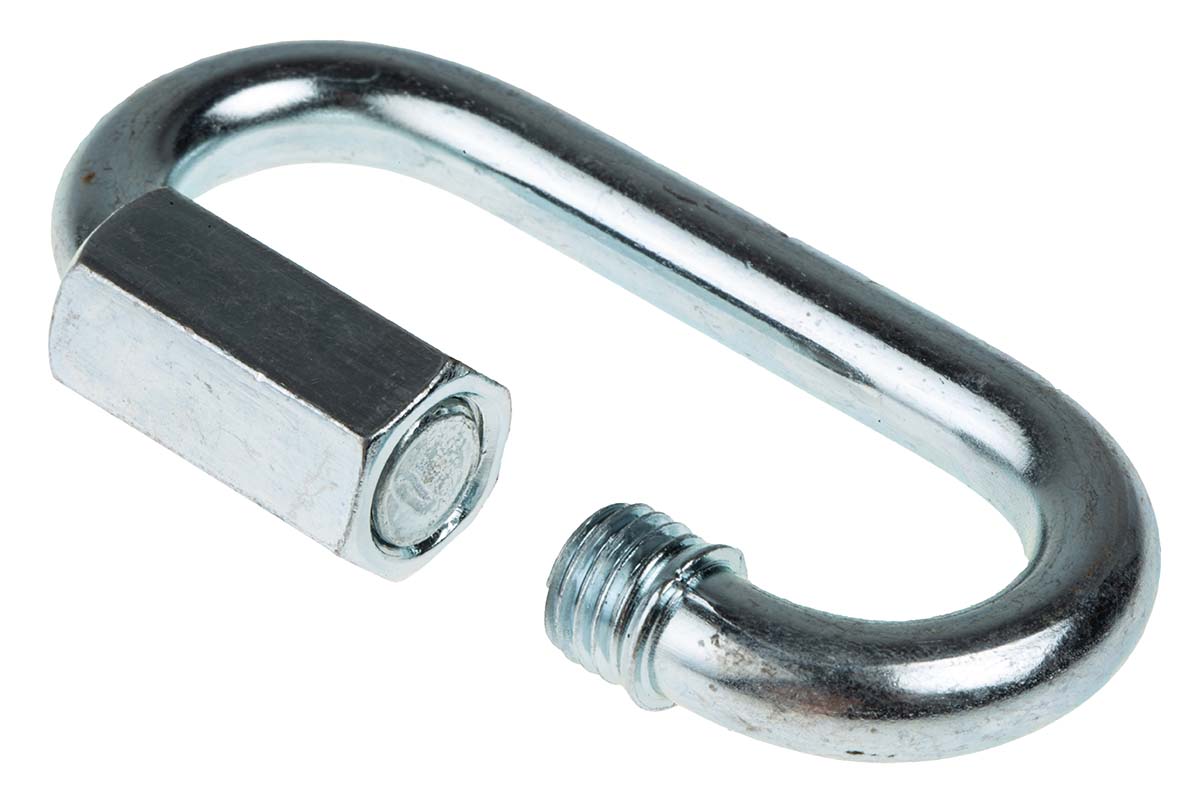 750-626 RS PRO Zinc Plated Steel Chain Link, 75 mm Length