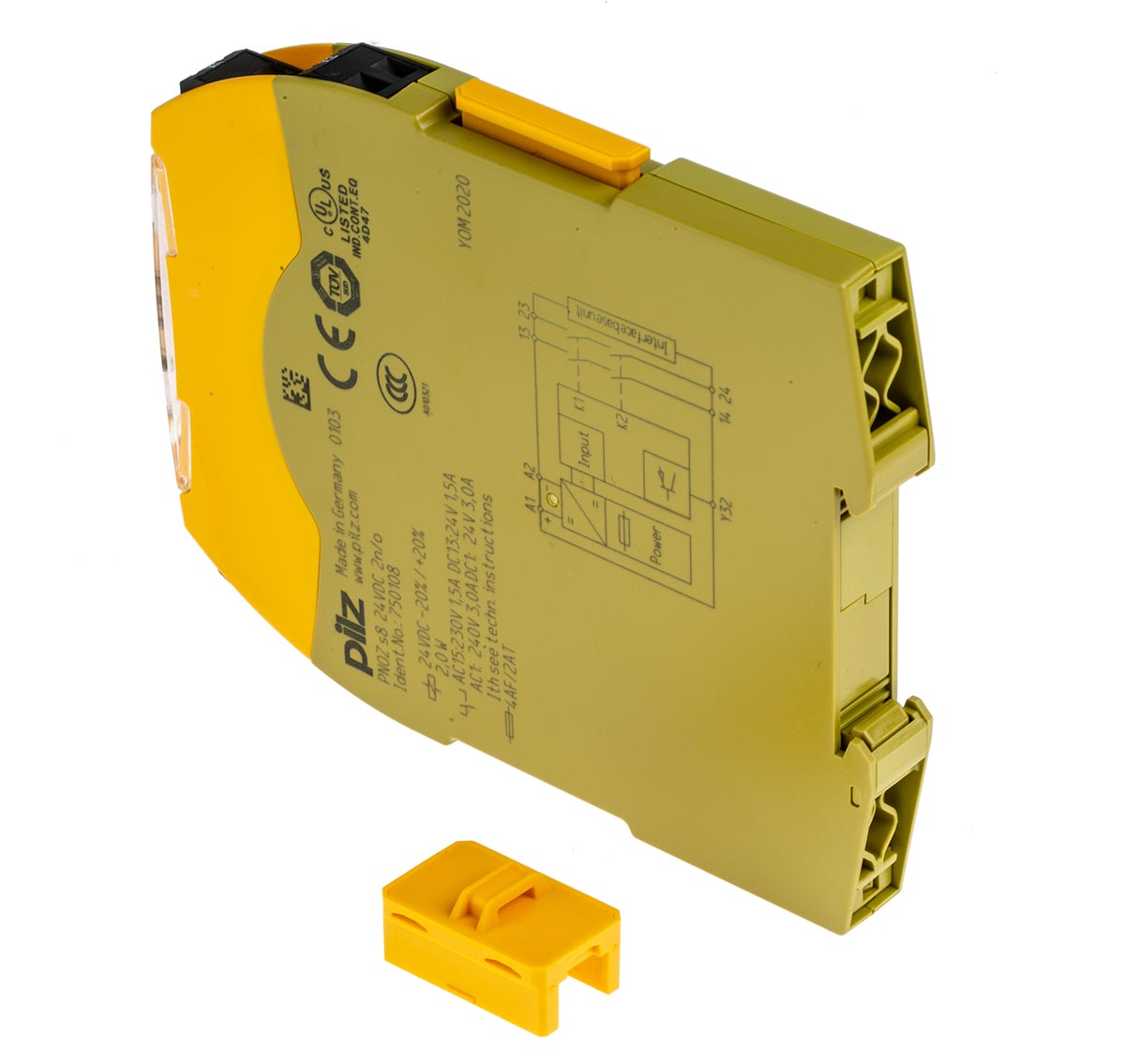 750108 Pilz PNOZsigma Series Output Module, 3 Outputs, 24V dc, 2 NO