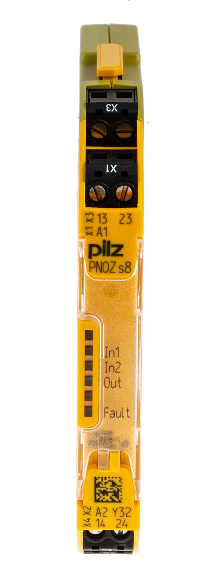 750108 Pilz PNOZsigma Series Output Module, 3 Outputs, 24V dc, 2 NO