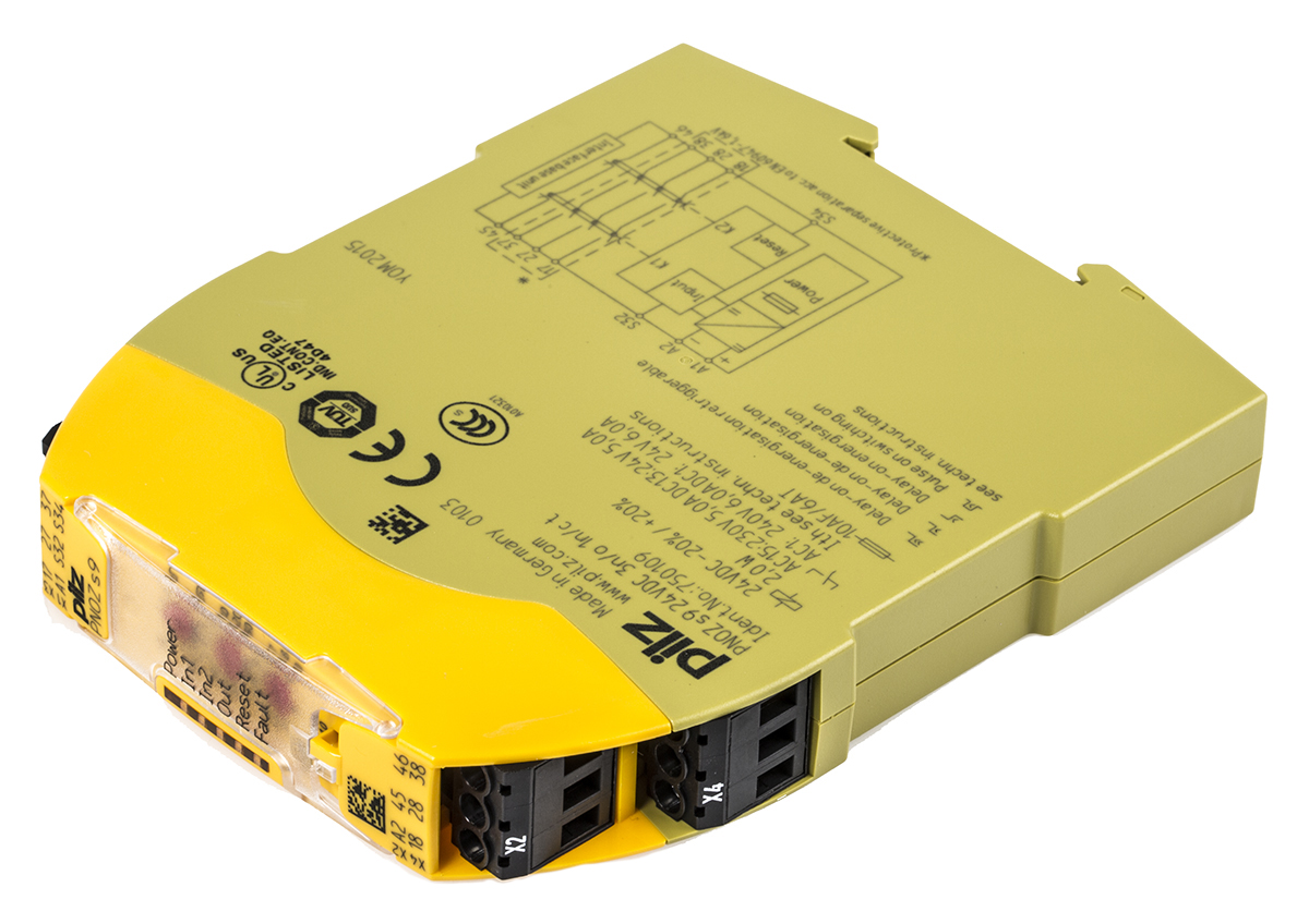 750109 Pilz PNOZsigma Series Output Module, 4 Outputs, 24V dc, 3 NO/1 NC