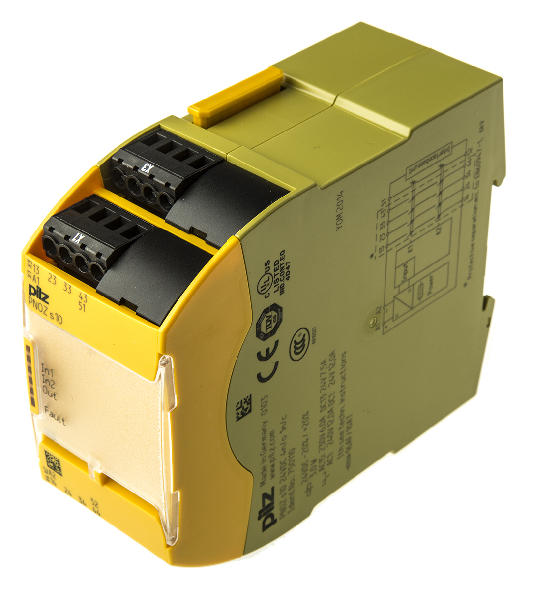 Pilz PNOZsigma Series Output Module, 5 Outputs, 24V dc, 4 NO/1 NC