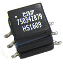 750342879 Wurth Elektronik 17 V 1 Output Surface PCB Transformer, ASNZS668.1 and J6681, UL6681CSA6681, IEC6180051, EN6681, REACH,