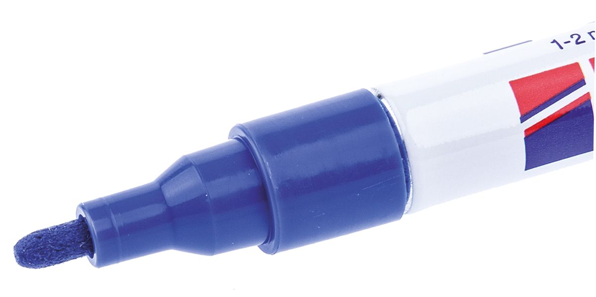 751-003 Edding Blue 2 mm Fine Tip Paint Marker Pen for use with Glass, Plastic, Wood, Metal