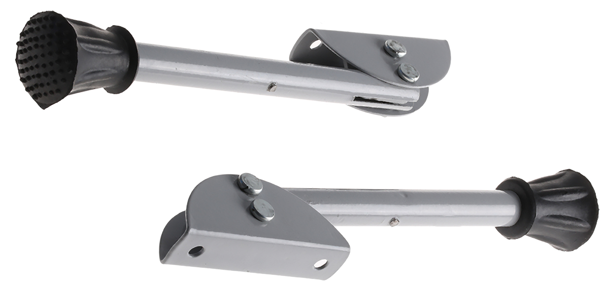 RS PRO Grey Steel Door Stop, 4.5 mm Diameter, 155 mm Long