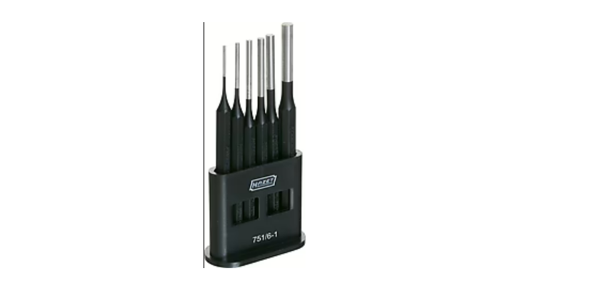 HAZET 6-Piece Punch Set, Drift Punch