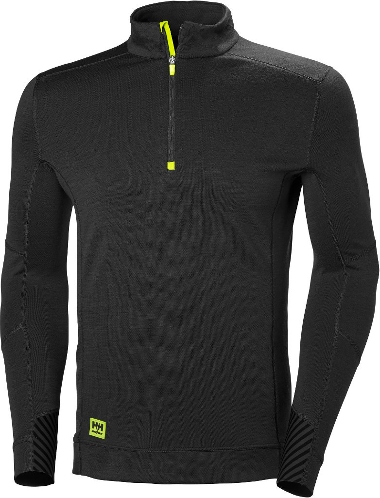 Helly Hansen Black Polypropylene Thermal Shirt, S