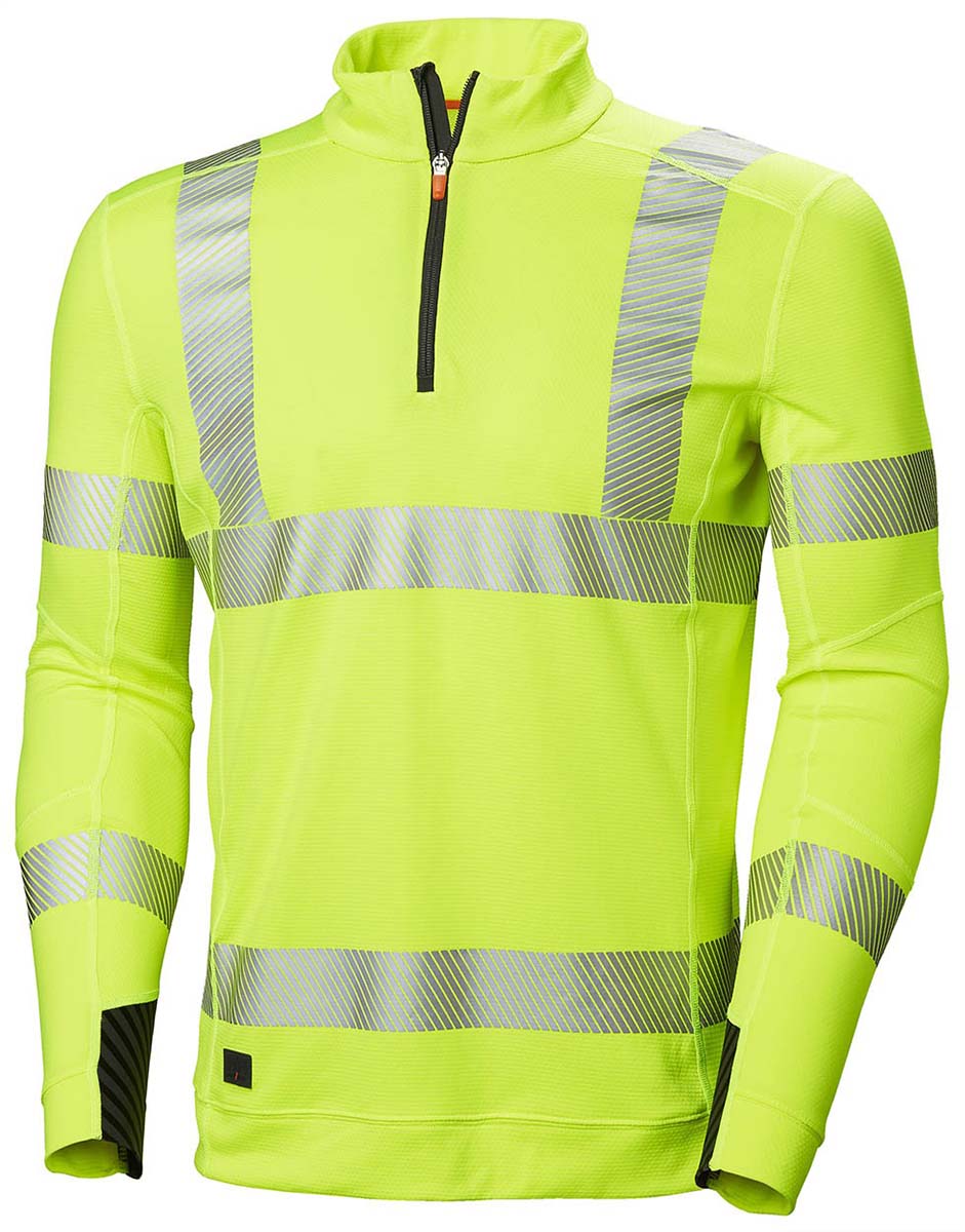 Helly Hansen HH Lifa Active Yellow Unisex Hi Vis Polo Shirt L