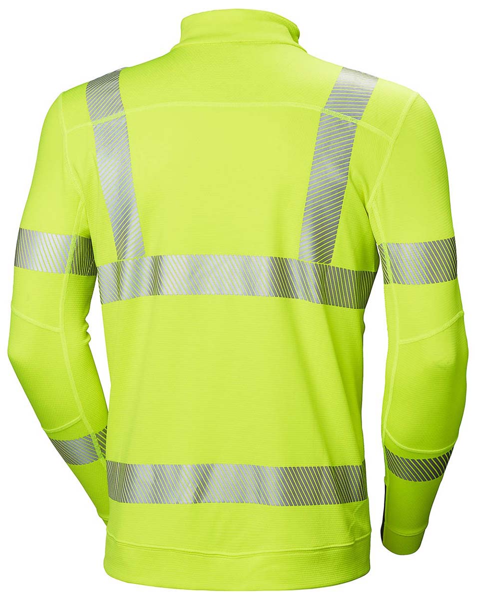 75110_360-l Helly Hansen HH Lifa Active Yellow Unisex Hi Vis Polo Shirt L