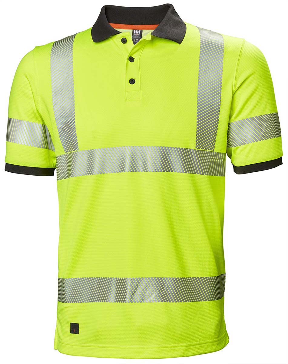 Helly Hansen HH Lifa Active Yellow Unisex Hi Vis Polo Shirt S