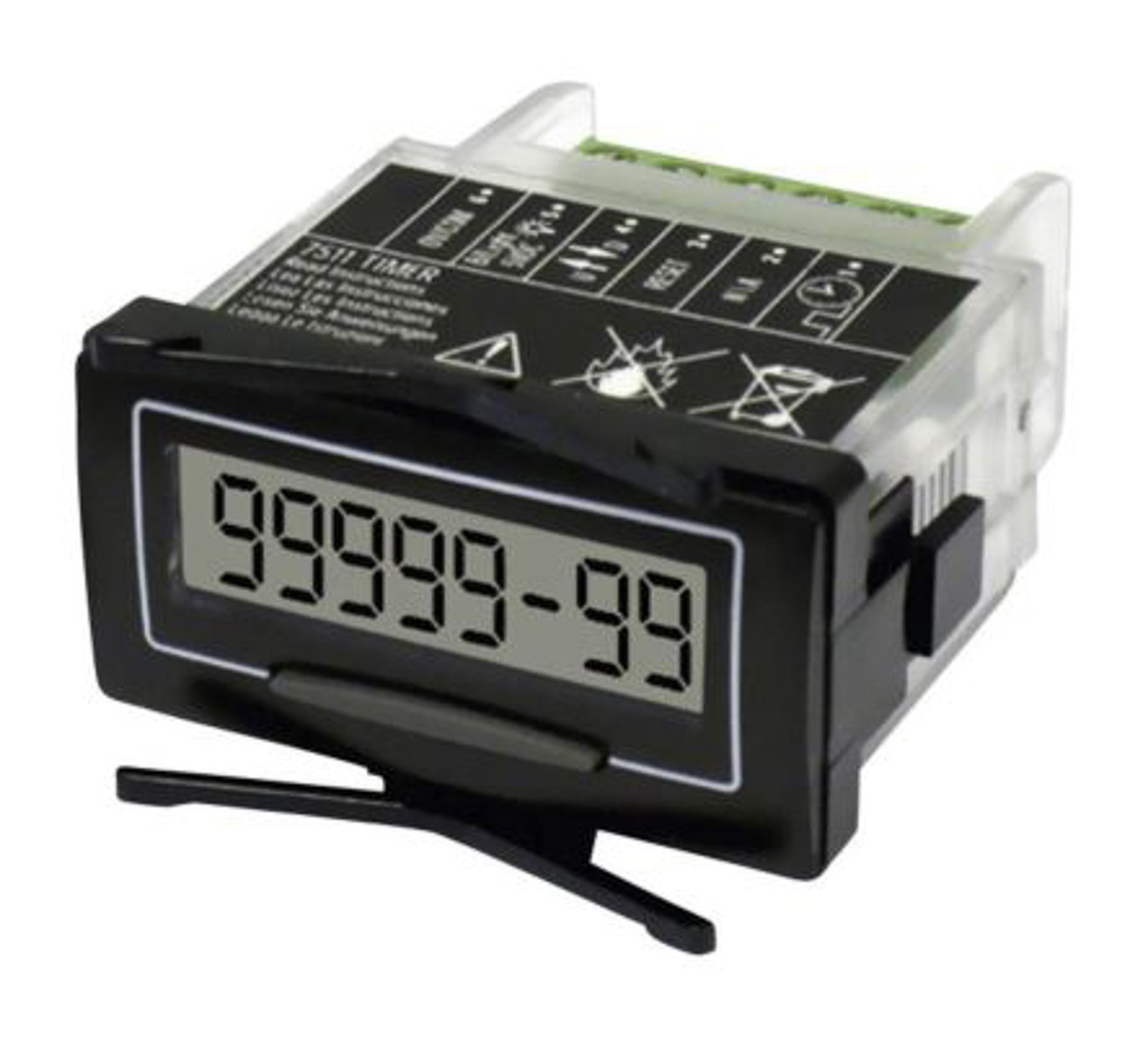 Trumeter 7511 Timer, 8 Digit LCD 240V ac