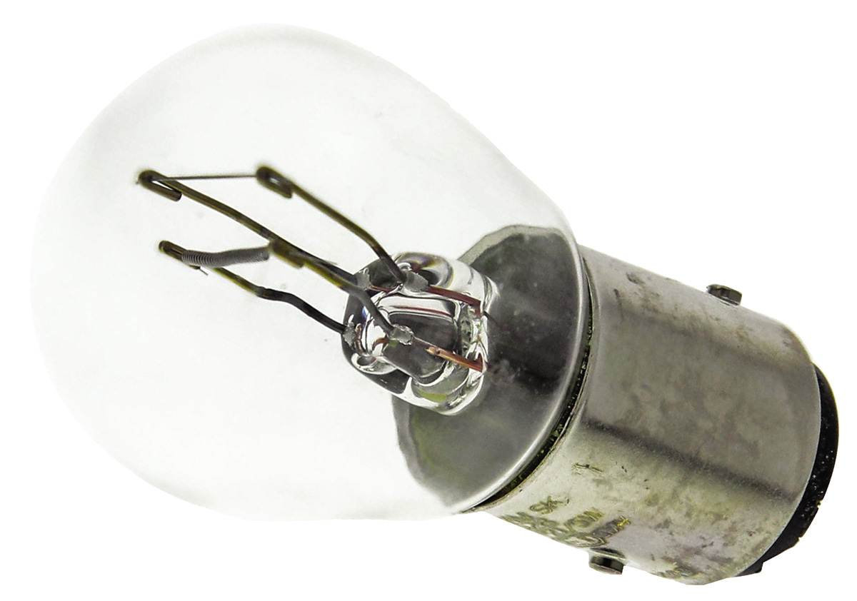 Osram BAY15D Automotive Incandescent Lamp, Clear, 12V