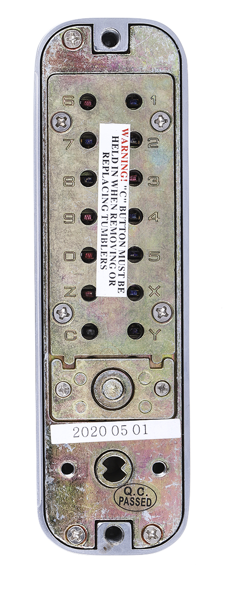 754-0912 RS PRO Metal Mechanical Steel Code Lock
