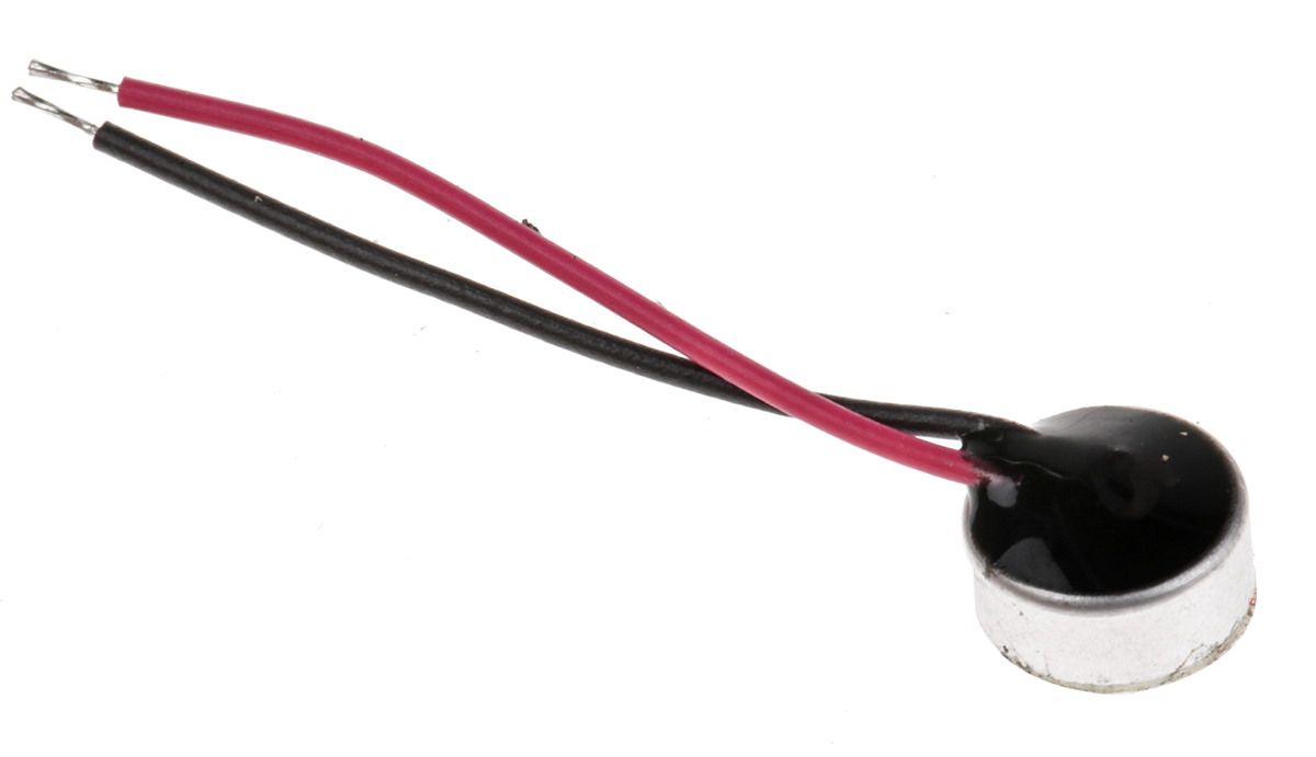 RS PRO Omni-Directional, Lead Wire 6 mm Microphone Condenser -42dB