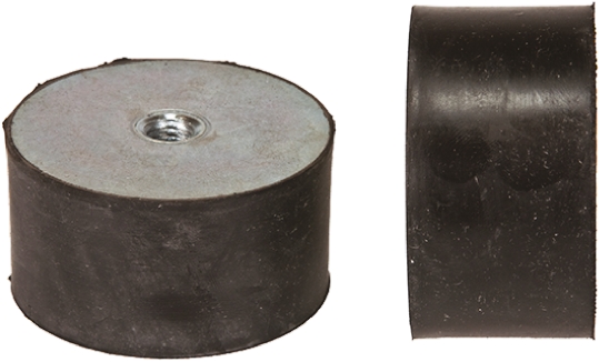 FIBET Fibet Cylindrical M12 Anti-Vibration Mount, Bobbin with 746 daN Compression Load