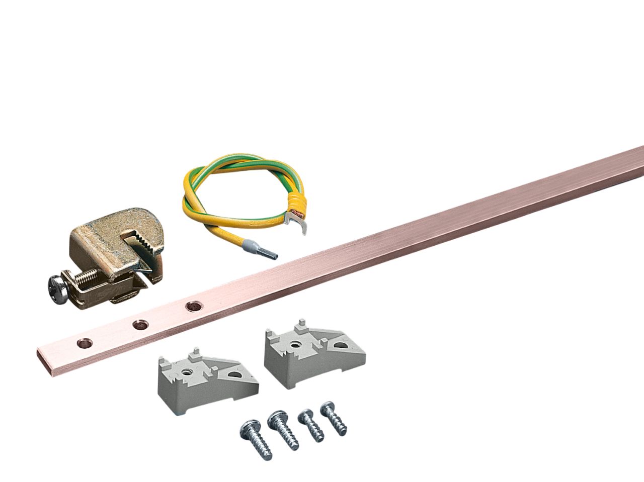 Rittal Earthing Rail Copper Copper 16 mm² Diameter 1.5 mm² Diameter