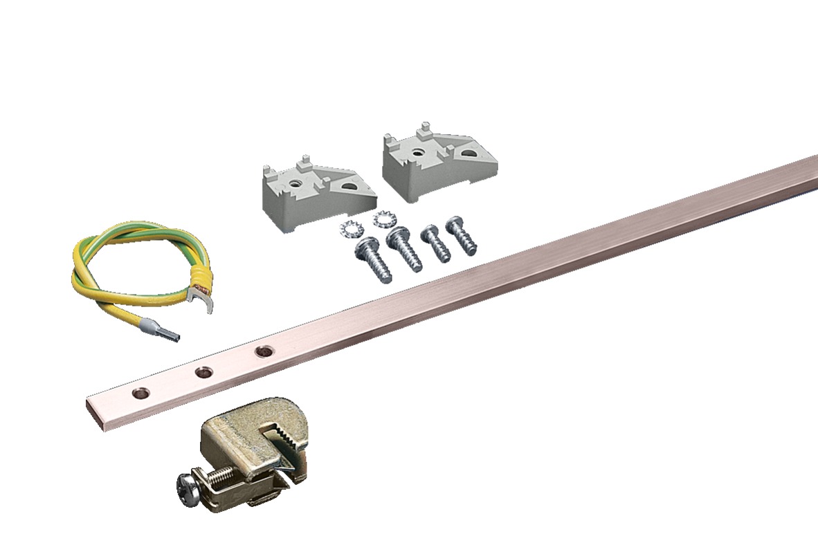 Rittal DK Series Copper Earth Rail for Use with TS, VX, VX IT 1800 mm x 1.545 m x 1.545m