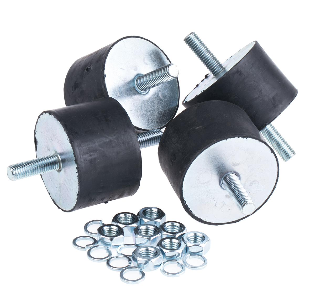 FIBET Fibet M12 x 37 mm Anti-Vibration Mount, Male to Male Bobbin with 841 daN Compression Load