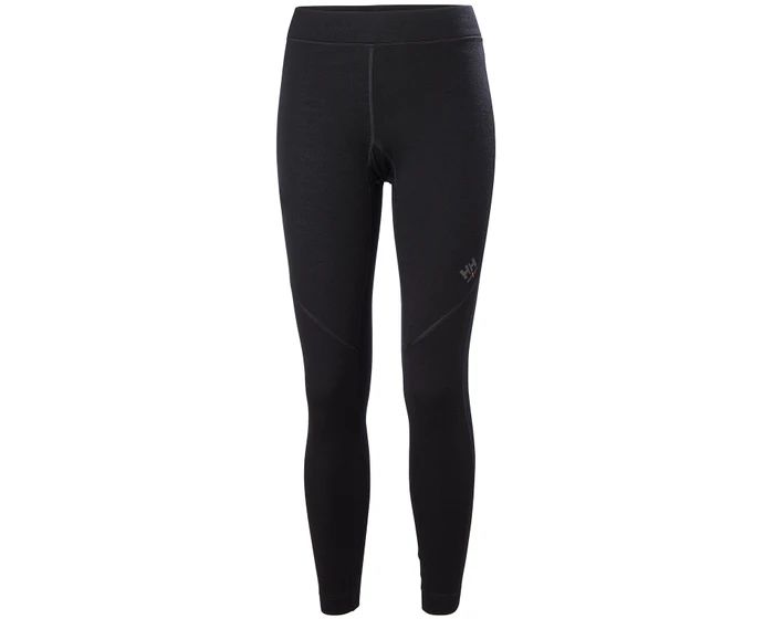 Helly Hansen Black 43% Polypropylene, 57% Merino Thermal Long Johns, L, 32.5 in