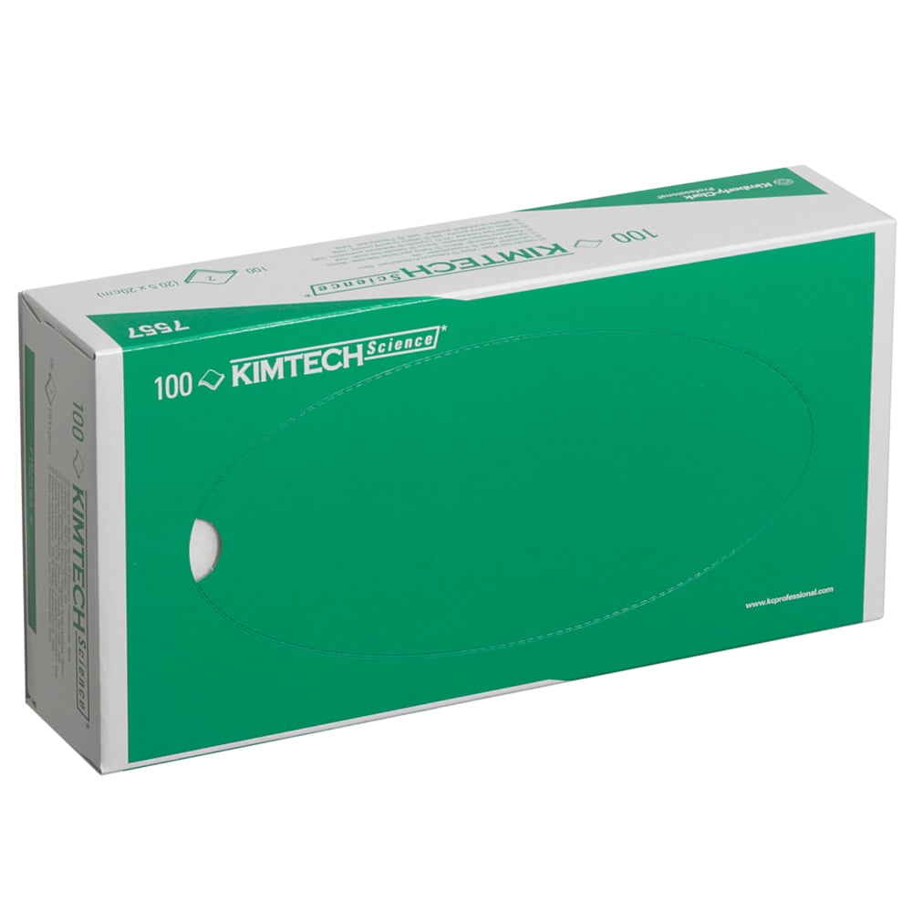 7557 KIMTECH Precision Wipes  Dry Multi-Purpose, Box of, 200 x 200 mm 100 Per Pack