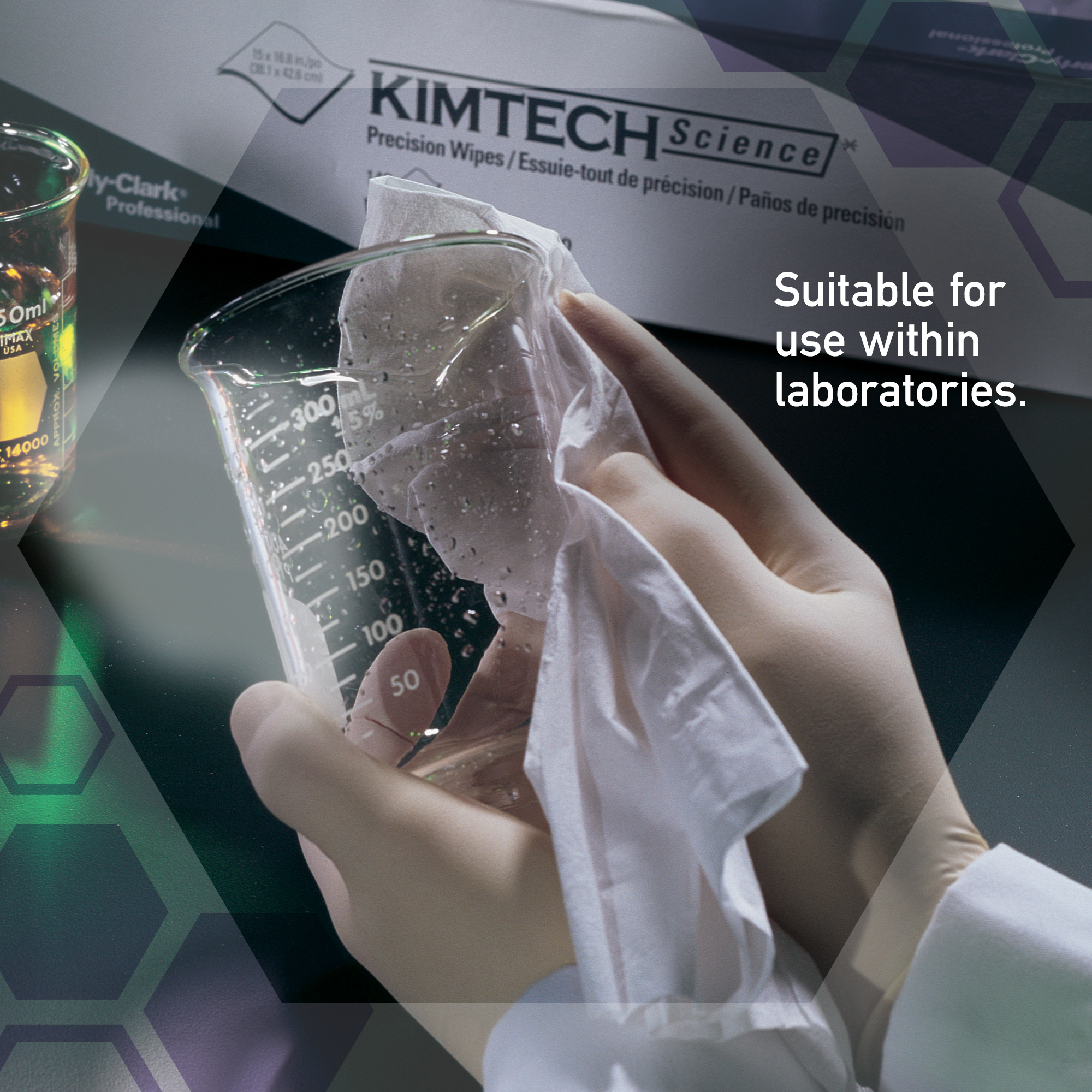 KIMTECH KIMTECH Dry Wet Wipes, Carton of, 20.5 cm x 20 cm 3000