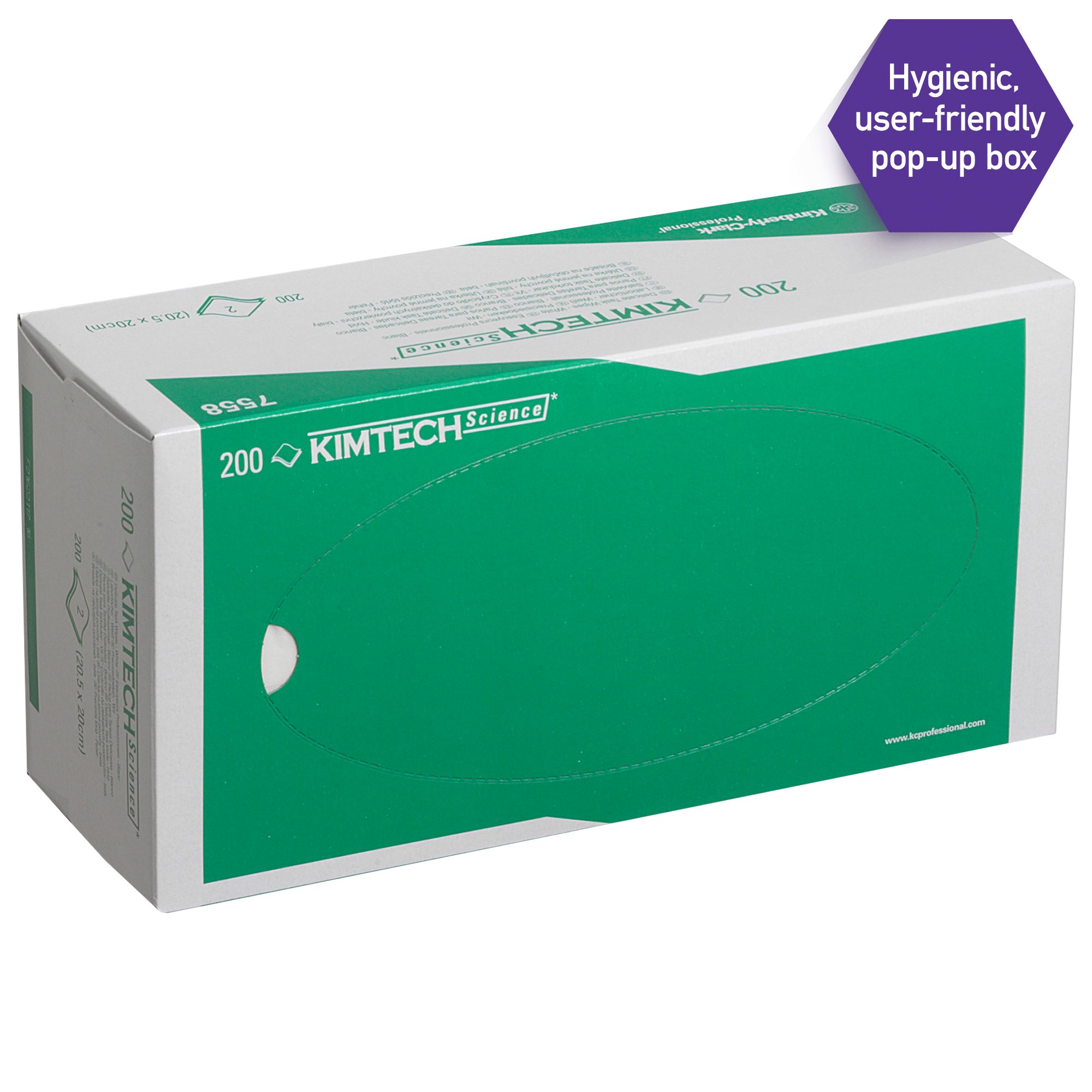 7558 KIMTECH KIMTECH Dry Wet Wipes, Carton of, 20.5 cm x 20 cm 3000