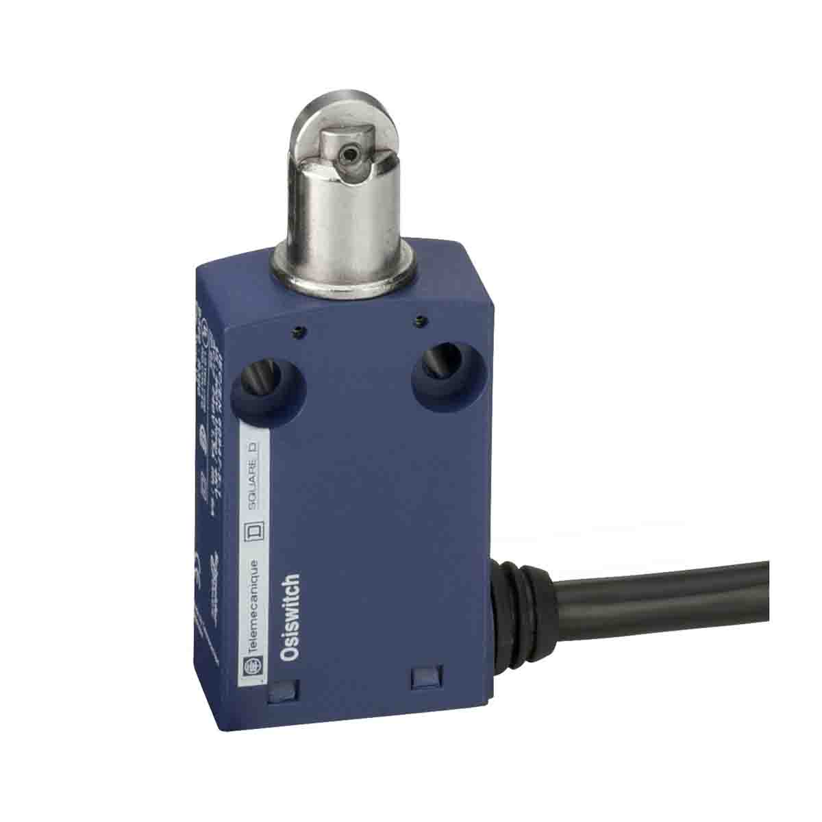 xcmn2102l1 Telemecanique Sensors OsiSense XC Series Roller Plunger Limit Switch, NO/NC, IP65, DP, Plastic Housing, 240V ac Max, 6A