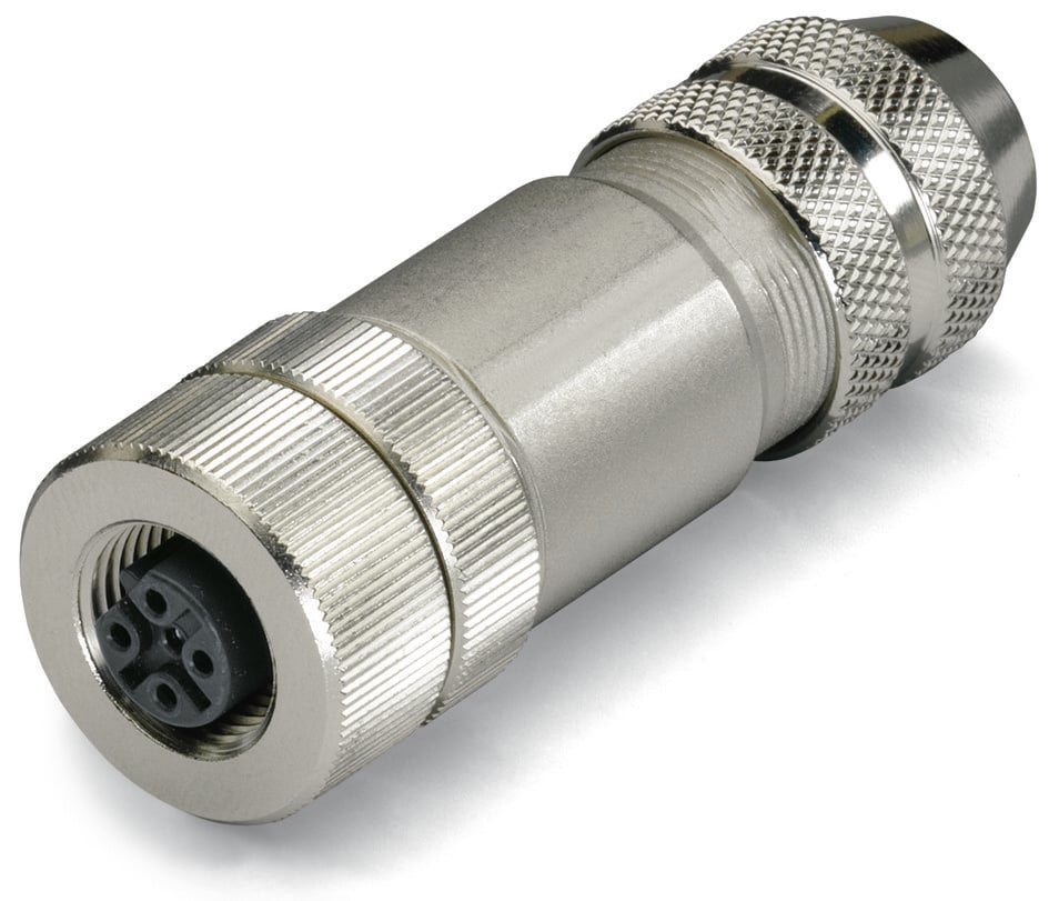 WAGO Straight Circular Connector Adapter 5 M12