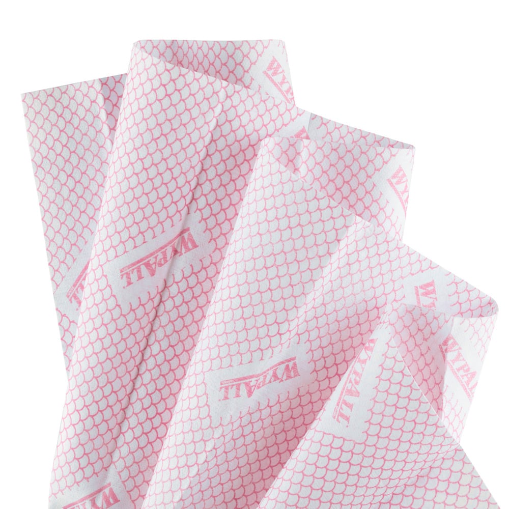7568 WYPALL WypAll® X80 Critical Clean™ () Red Cloths for Industrial Cleaning, Dry Use, Pack of 25 Per Pack, 420 x 360