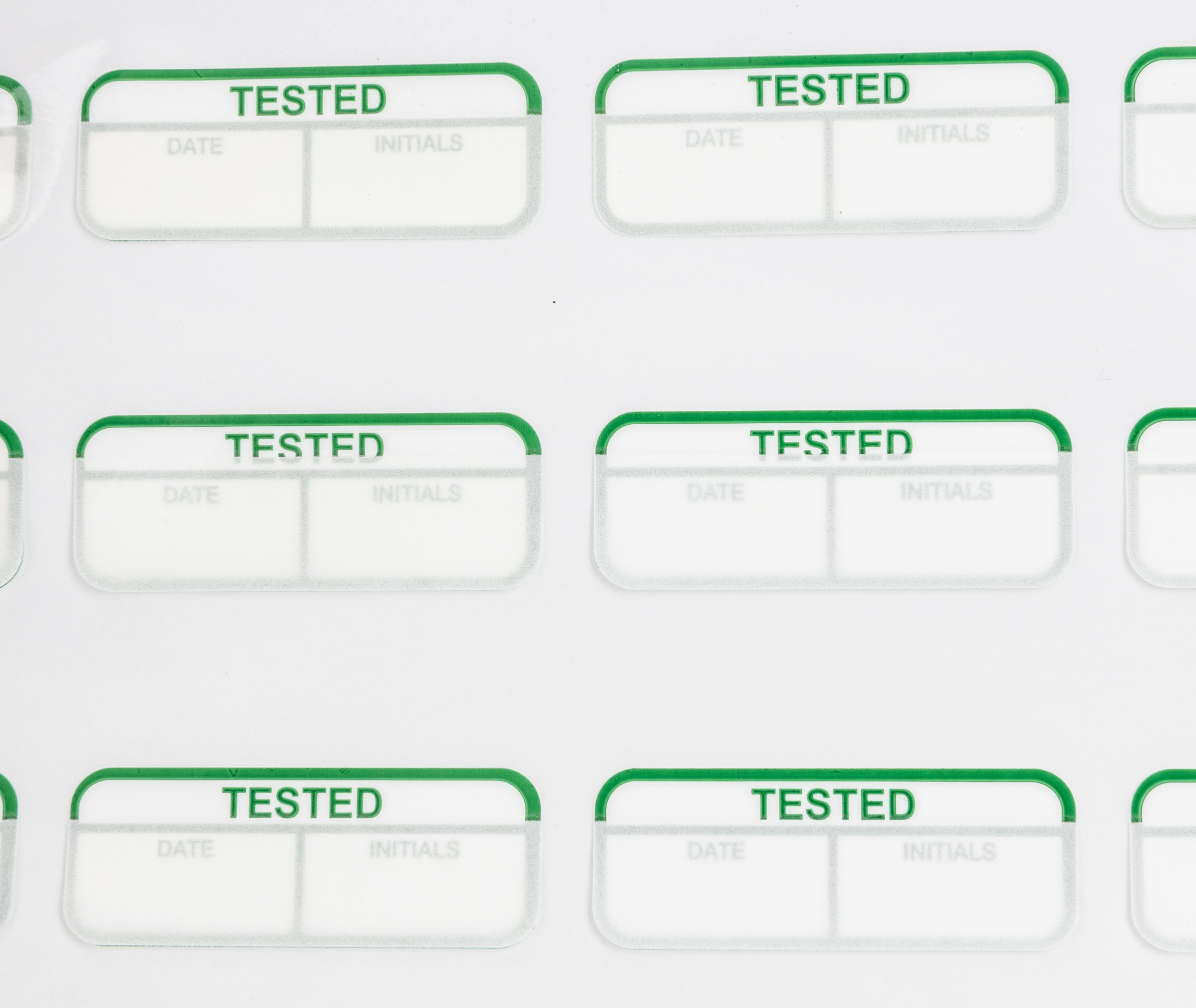 RS PRO Adhesive Pre-Printed Adhesive Label-Tested-. Quantity: 120 Per Pack