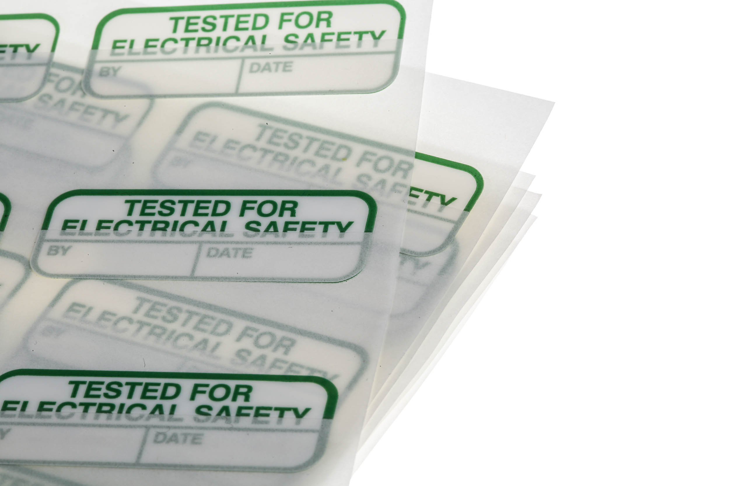 758-7905 RS PRO Adhesive Pre-Printed Green Label-TESTED for ELECTRICAL SAFETY-. Quantity: 120 Per Pack
