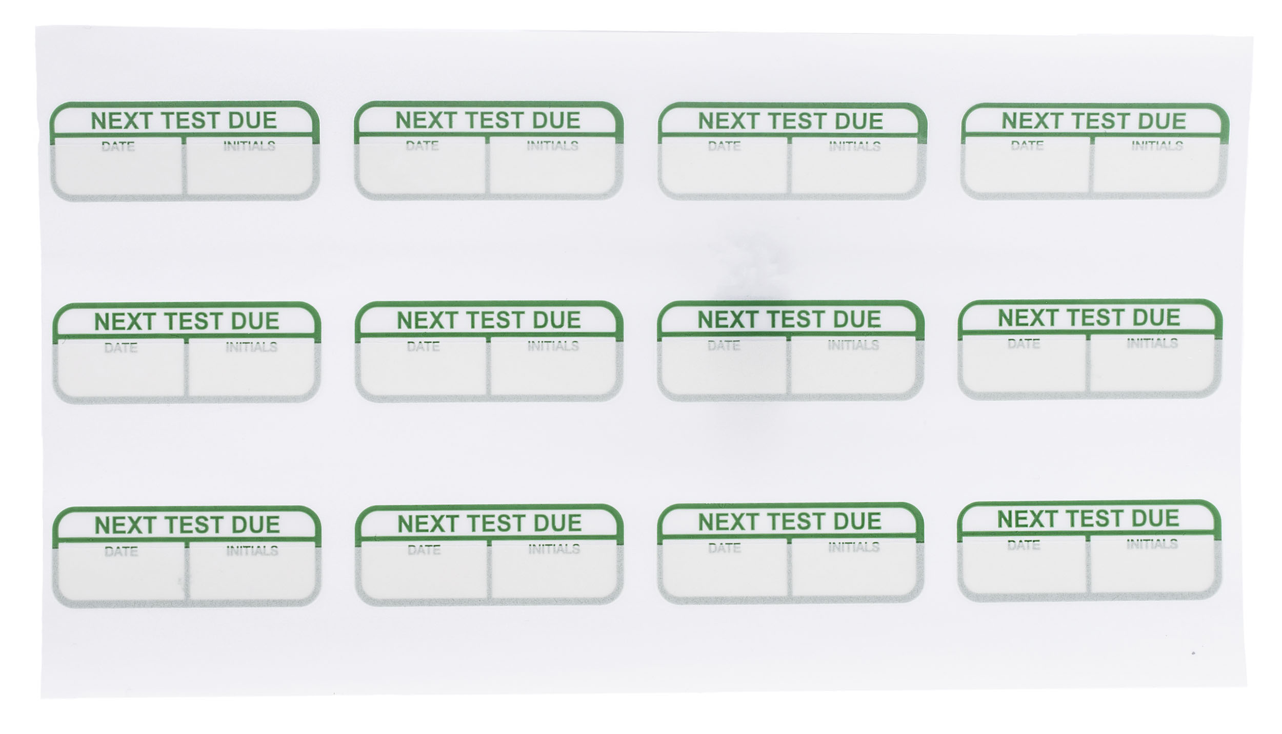 758-7908 RS PRO Adhesive Pre-Printed Adhesive Label-Next Test Due-. Quantity: 120 Per Pack