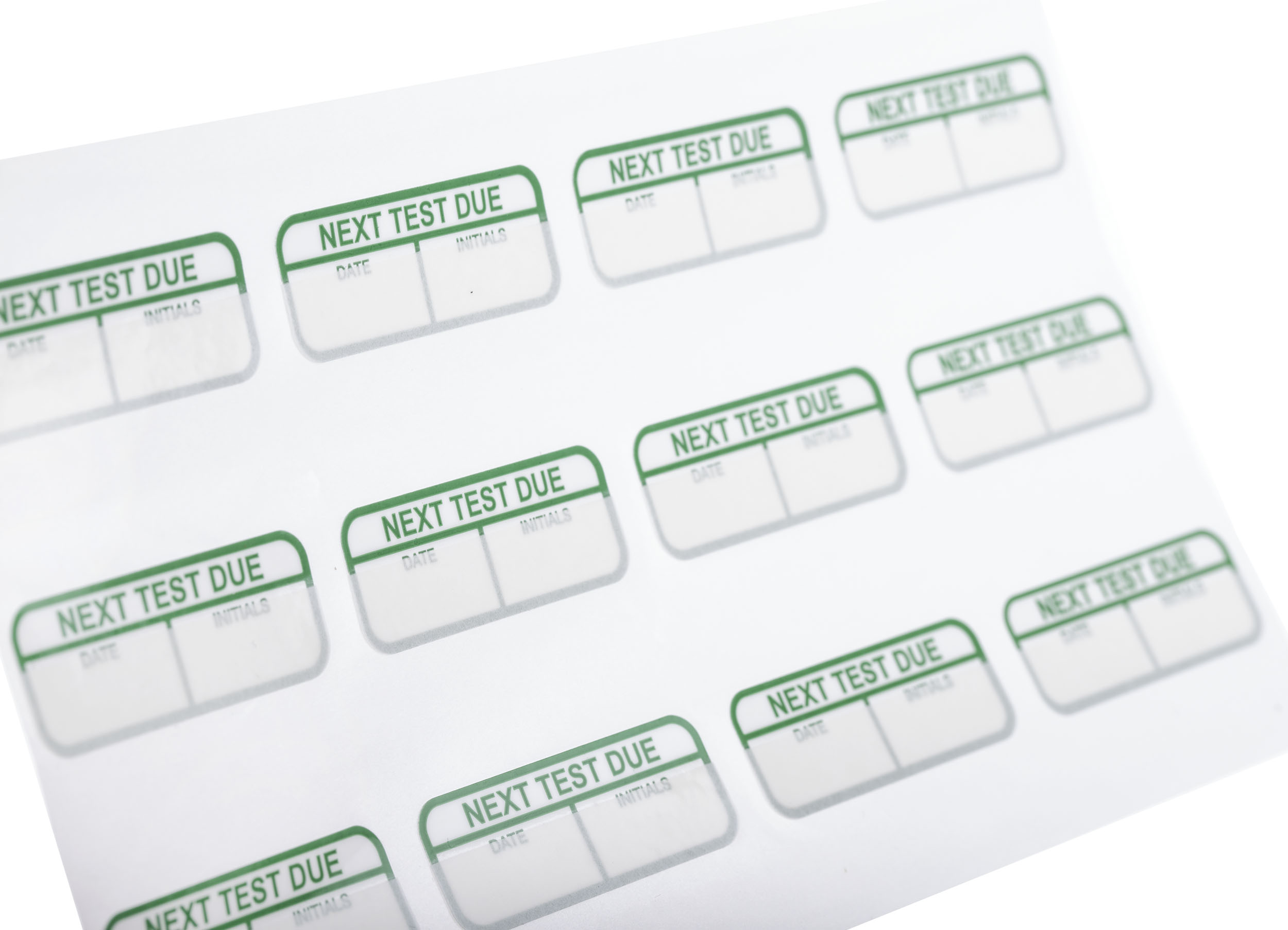 758-7908 RS PRO Adhesive Pre-Printed Adhesive Label-Next Test Due-. Quantity: 120 Per Pack
