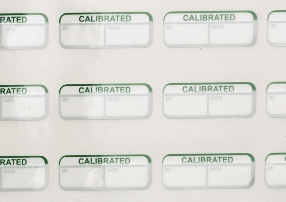 RS PRO Adhesive Pre-Printed Green Label-Calibrated-. Quantity: 120 Per Pack