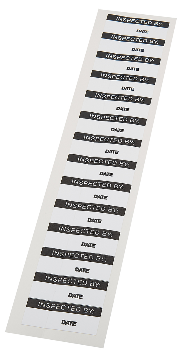 758-7977 RS PRO Adhesive Pre-Printed Adhesive Label-Inspected By-. Quantity: 140 Per Pack