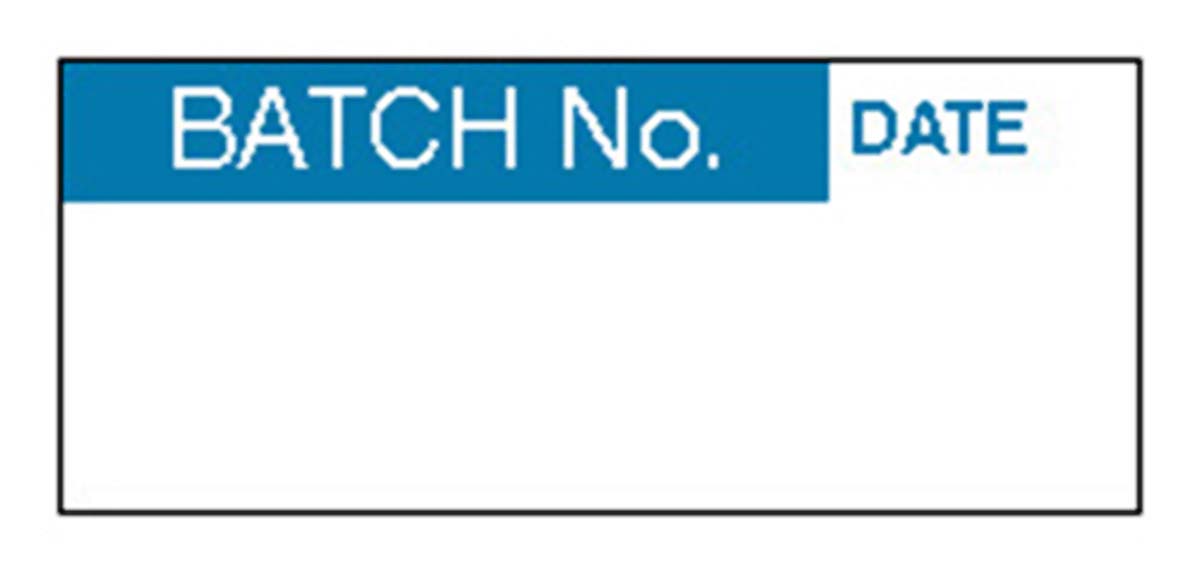 758-7986 RS PRO Adhesive Pre-Printed Adhesive Label-Batch No-. Quantity: 140 Per Pack