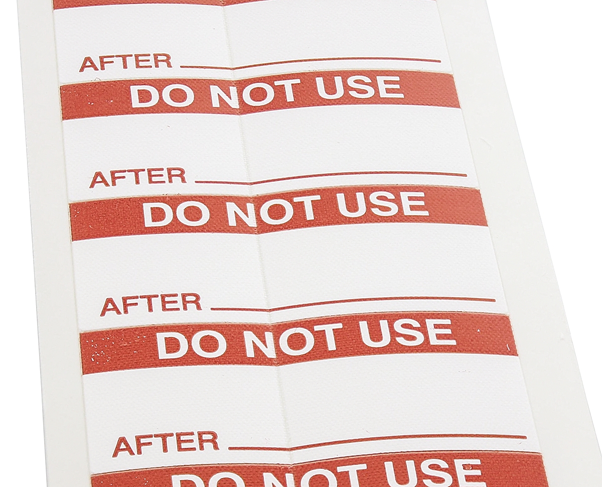 RS PRO Adhesive Pre-Printed Adhesive Label-Do Not Use-. Quantity: 140 Per Pack