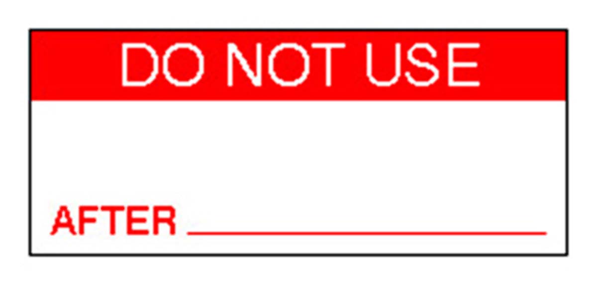 758-8009 RS PRO Adhesive Pre-Printed Adhesive Label-Do Not Use-. Quantity: 140 Per Pack