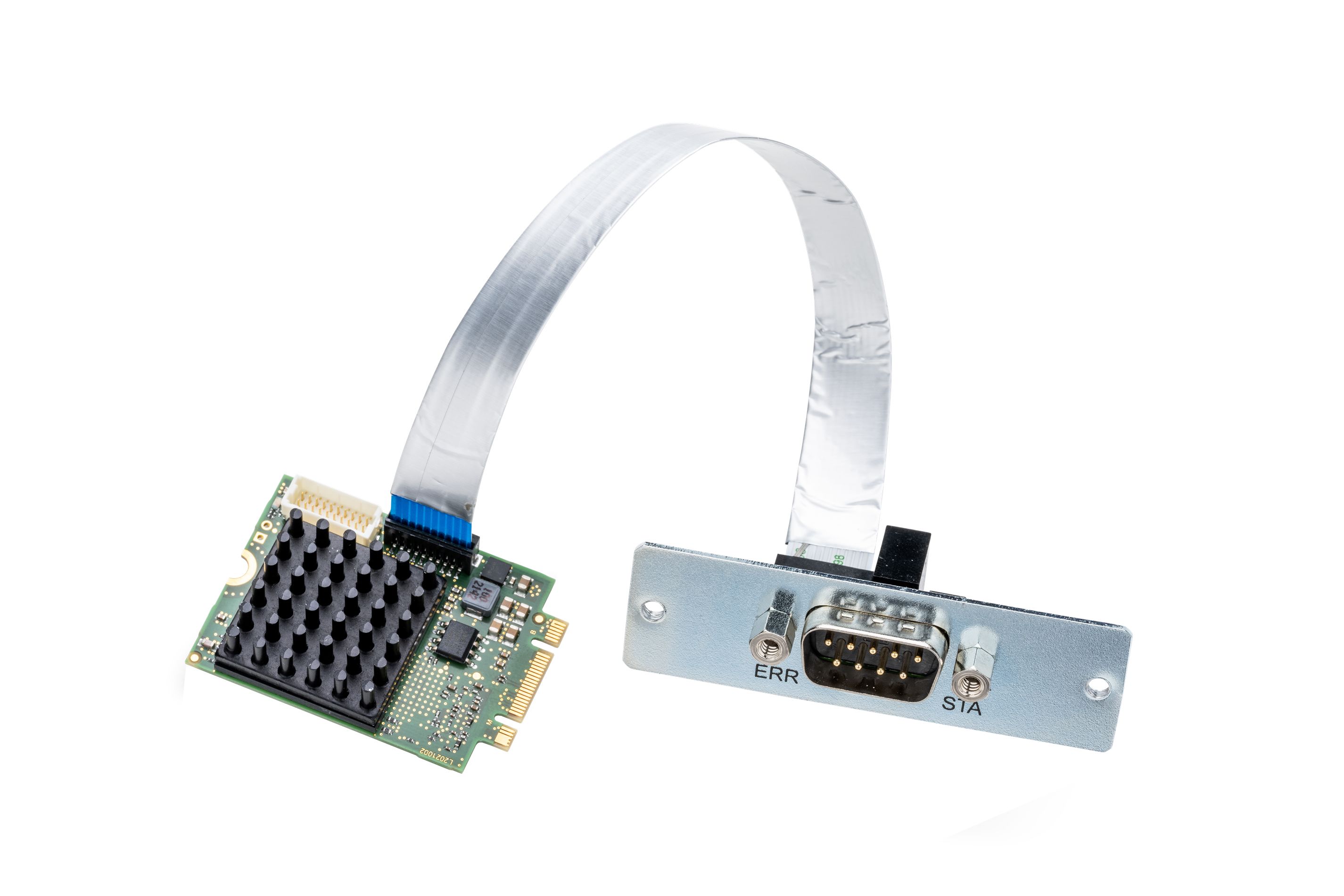 Hilscher 1 PCI Express M.2 D-sub, 9 Pin Serial Card